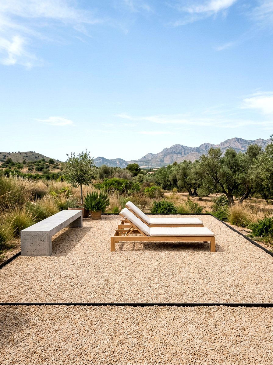Minimalist Sand Toned Patio - 30 sand toned patio ideas