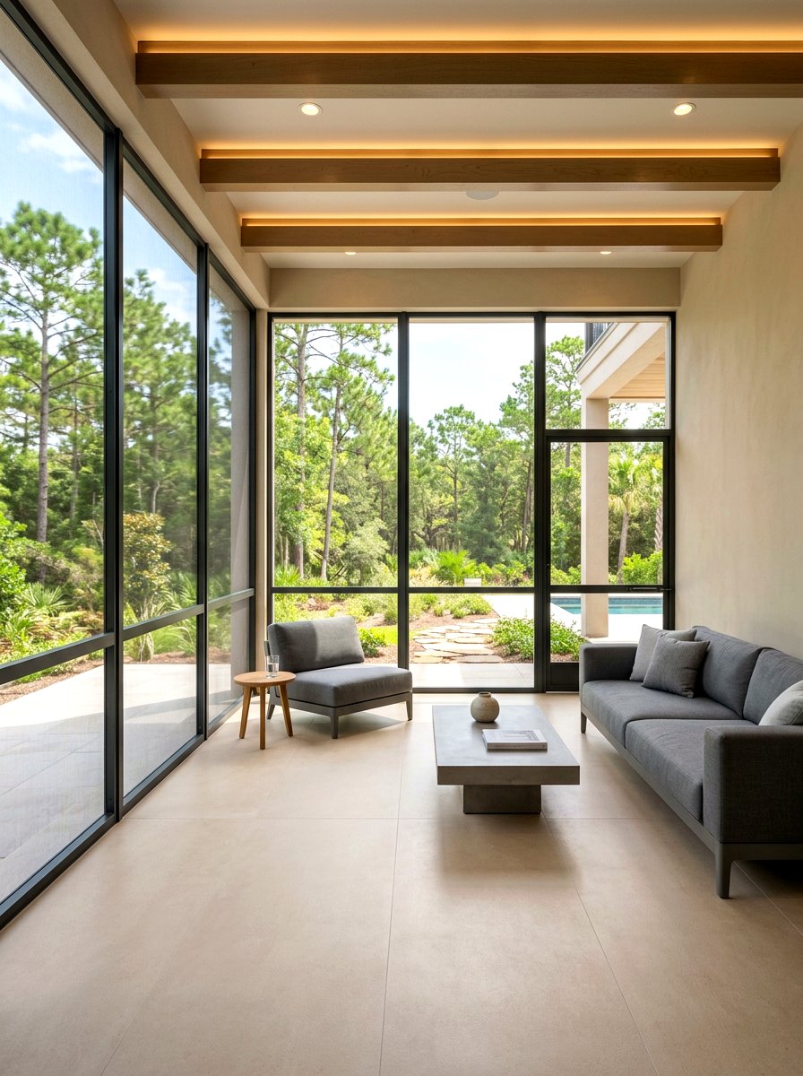 Minimalist Screened Room - 30 screened patio ideas