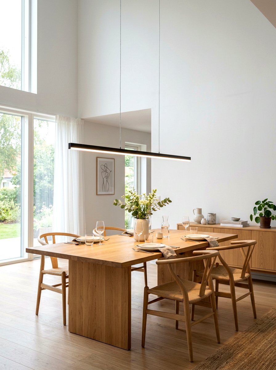Minimalist Sculptural Bar Dining Room - 30 sculptural lighting dining room ideas