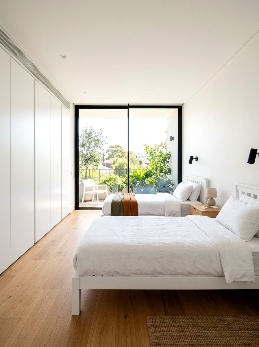 Minimalist Shared Bedroom - 30 shared sibling room ideas