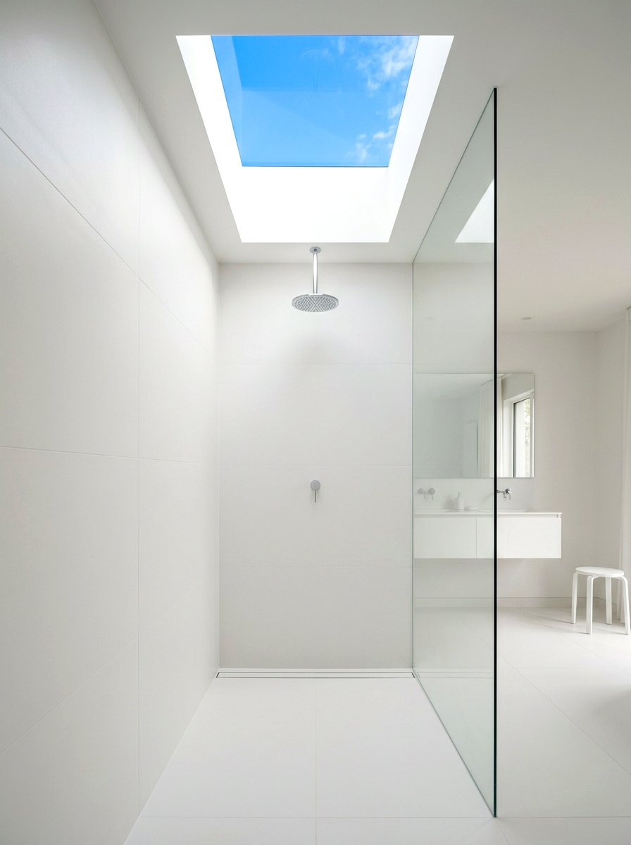 Minimalist Shower Skylight - 30 shower skylight ideas