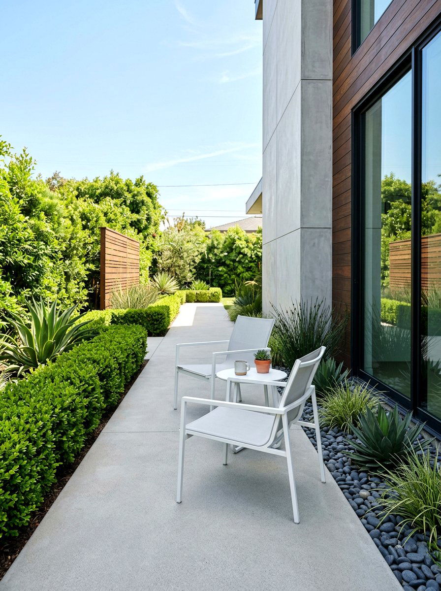 Minimalist Side Yard Outdoor Furniture - 30 side yard seating ideas