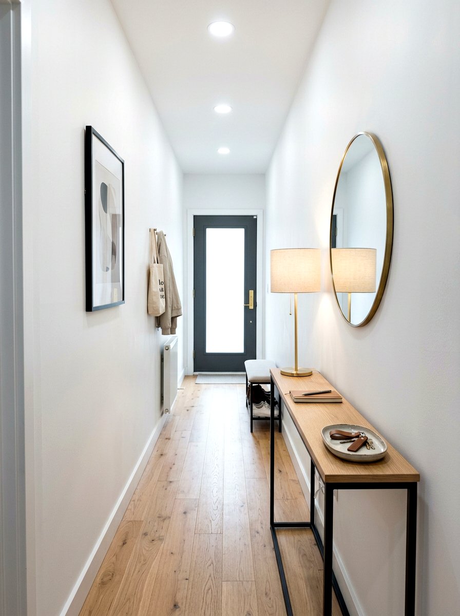 Minimalist Slim Lamp - 30 console table lamp ideas