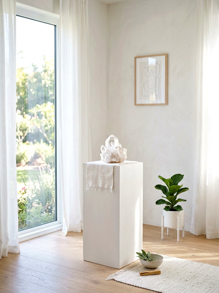 Minimalist Spiritual Corner - 30 home altar ideas