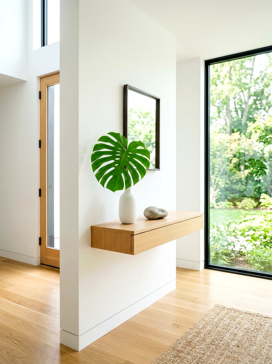 Minimalist Spring Entryway - 30 spring entry table ideas