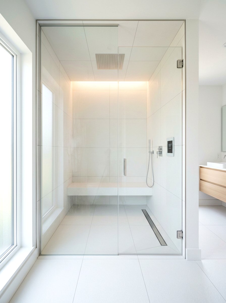 Minimalist Steam Shower Design - 30 steam shower bathroom ideas