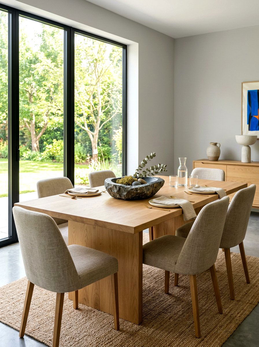 Minimalist Stone Bowl - 30 dining table decor ideas