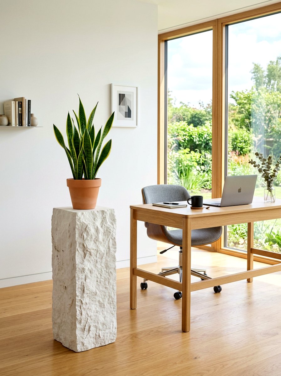30 Stone Pedestal Decor Ideas to Elevate Any Space Instantly