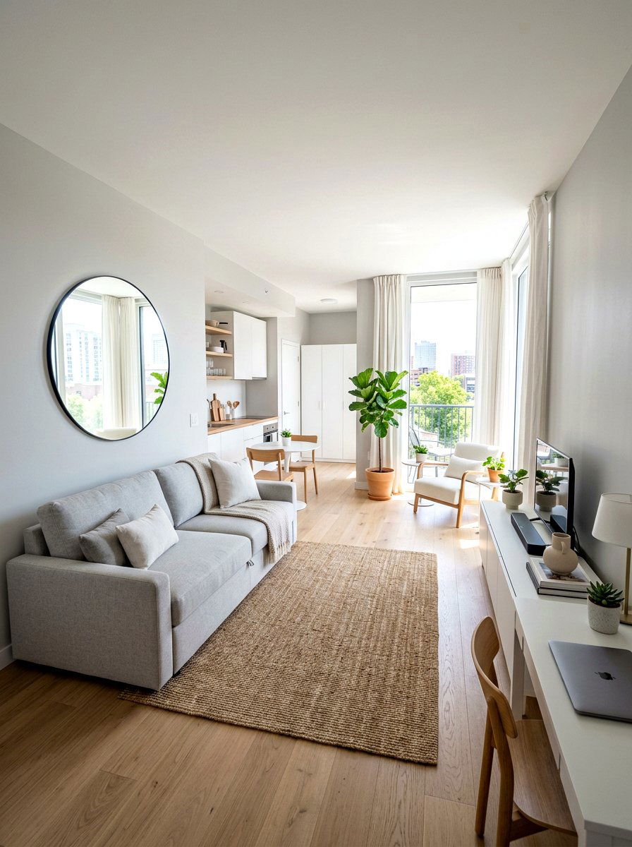 Minimalist Studio Apartment - 30 unoptimized cozy home ideas