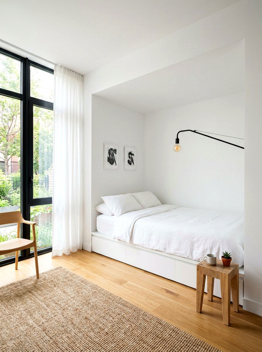 30 Bed Nook Studio Ideas: Create a Sleep-Work Cozy Hybrid