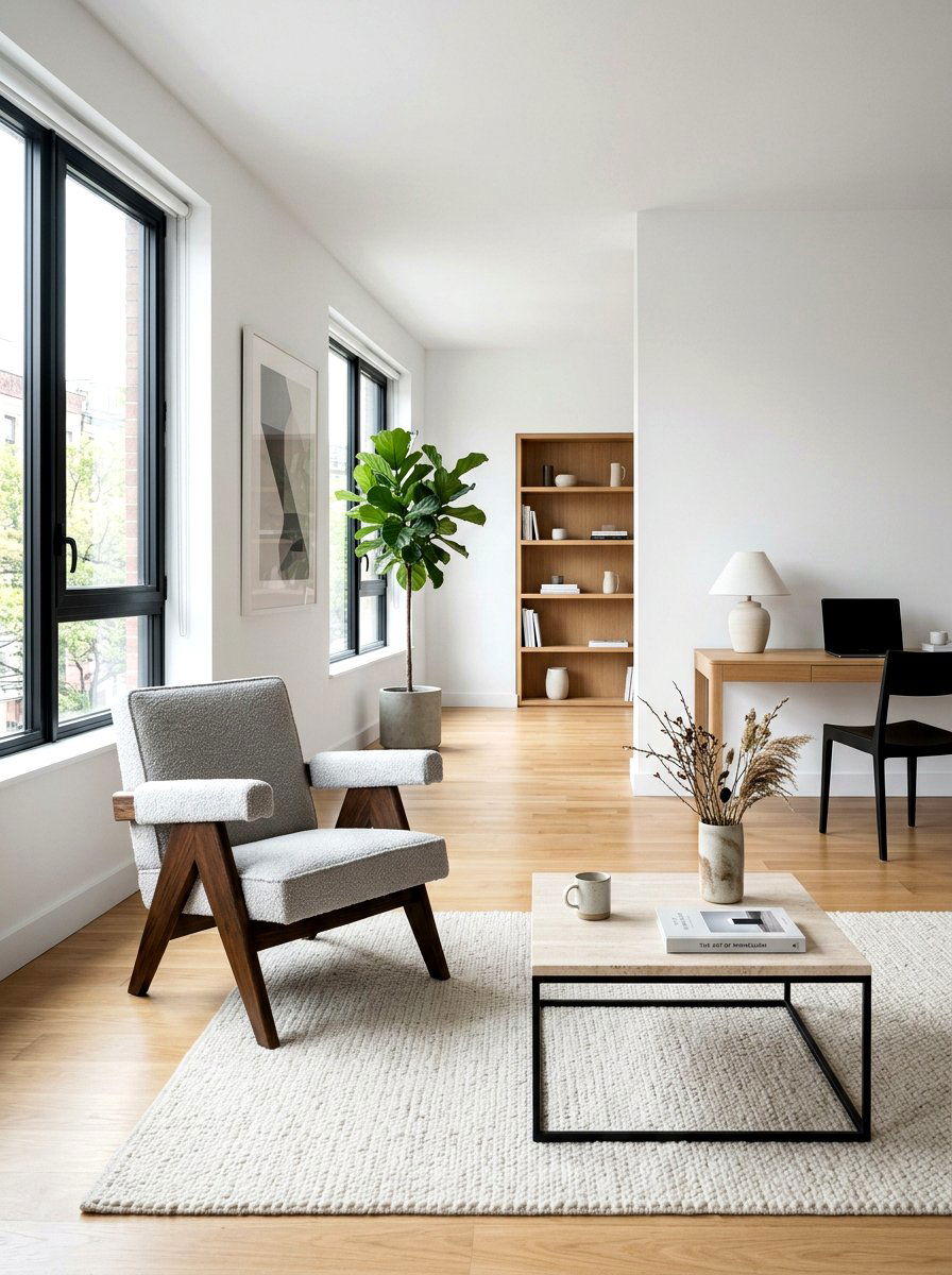 Minimalist Studio Layout - 30 editorial studio apartment ideas
