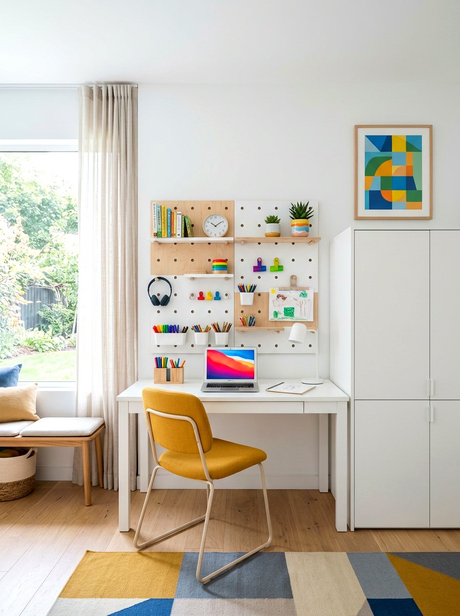 Minimalist Study Kids Room - 30 kids room ideas