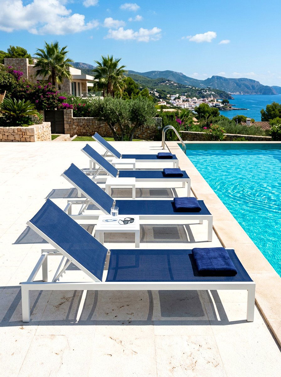 Minimalist Sun Lounger - 30 modern outdoor furniture ideas