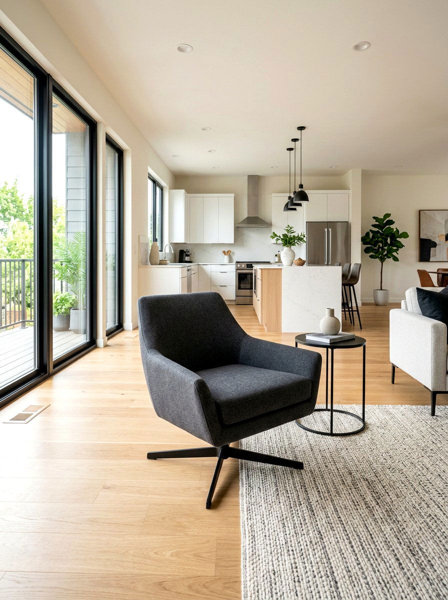 Minimalist Swivel Accent Chair - 30 swivel chair ideas
