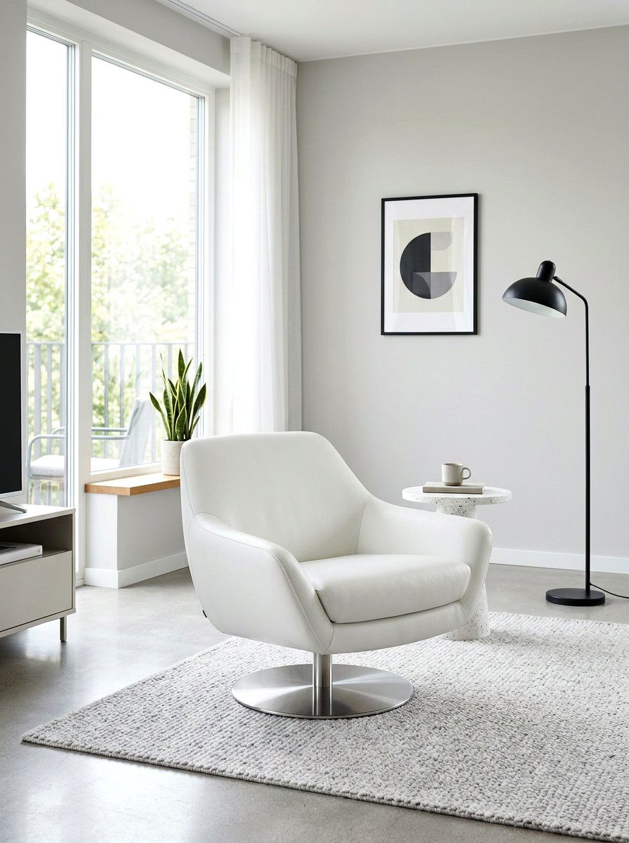 Minimalist Swivel Chair Living Room - 30 swivel accent chair living room ideas