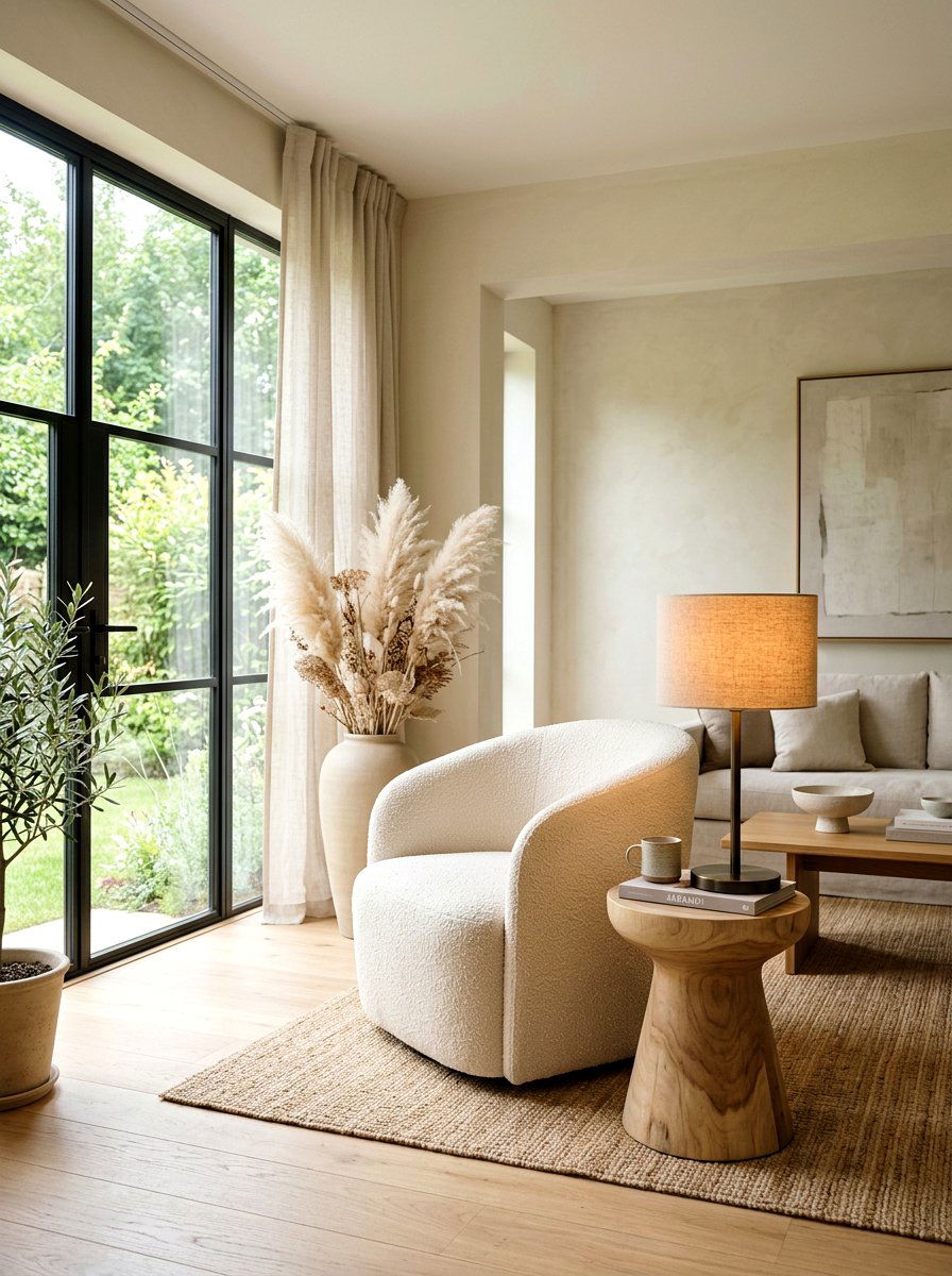 Minimalist Table Lamp - 30 layered lighting living room ideas