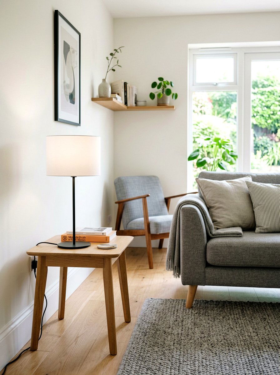 Minimalist Table Lamp - 30 living room lighting ideas
