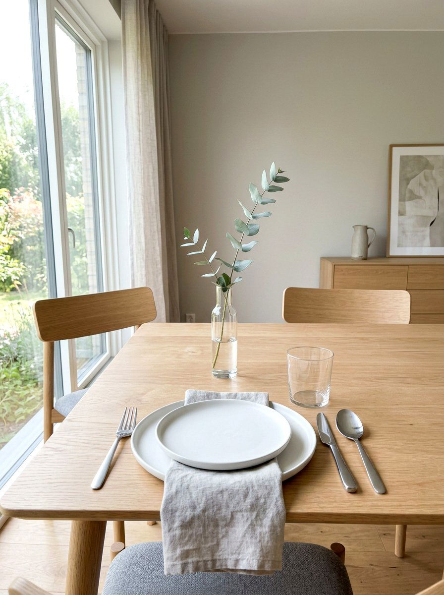 Minimalist Table Setting - 30 collected tablescape ideas aesthetic