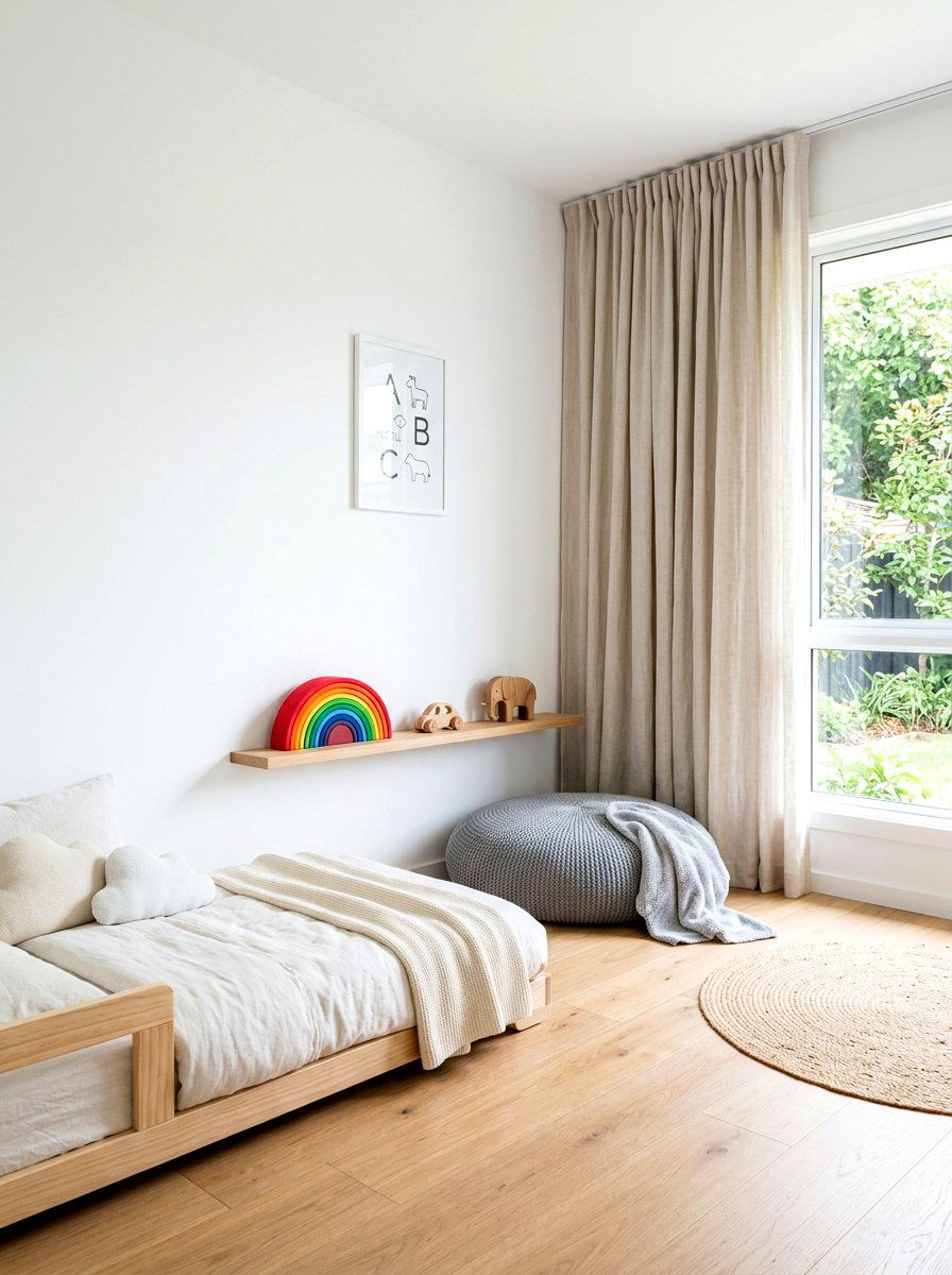 Minimalist Toddler Bedroom - 30 montessori bedroom ideas