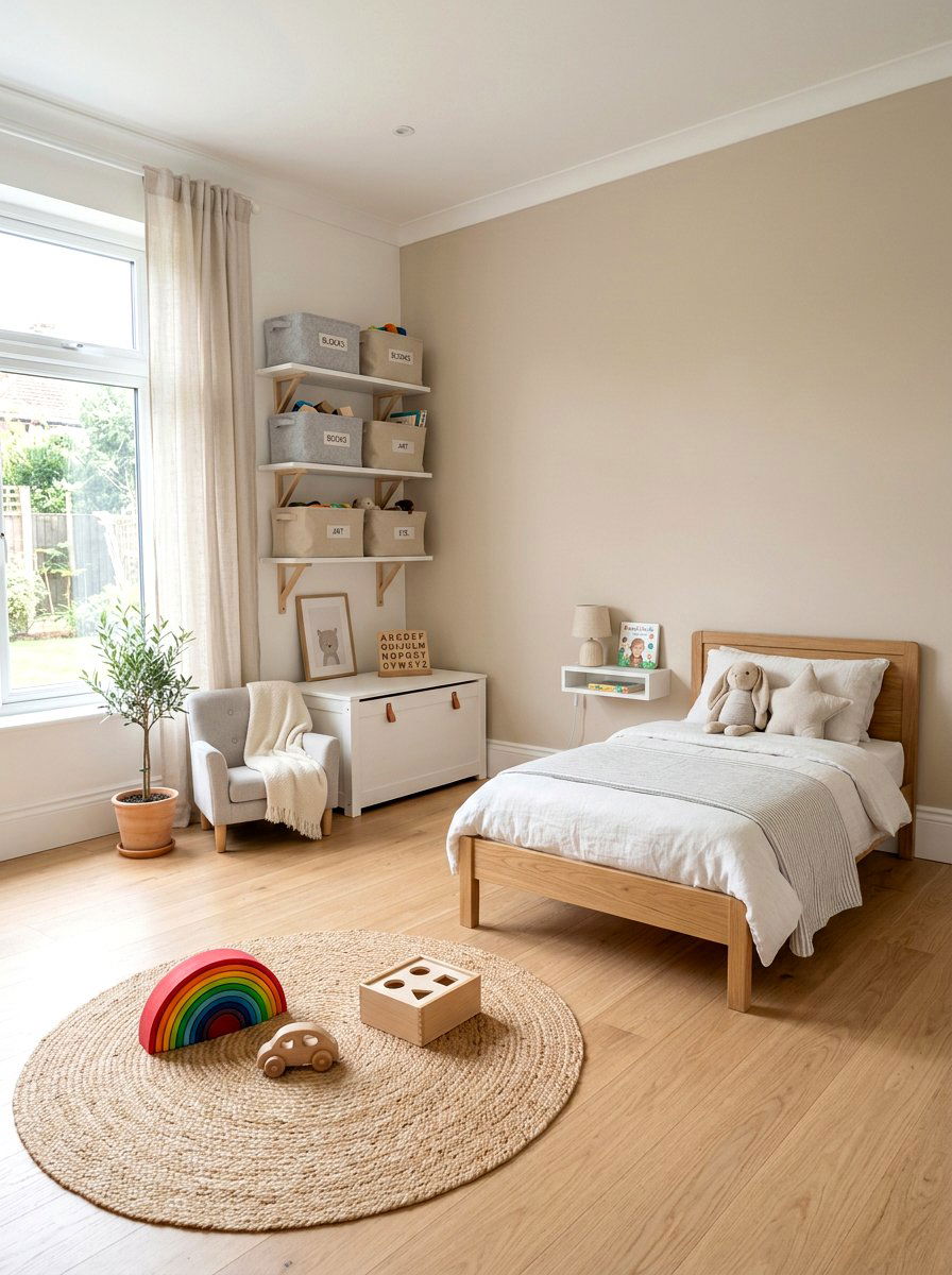 Minimalist Toddler Space - 30 aesthetic kids room ideas