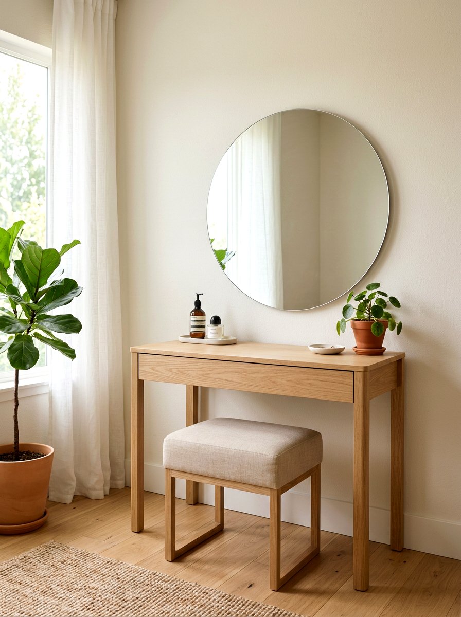 Minimalist Vanity Nook - 30 vanity nook ideas
