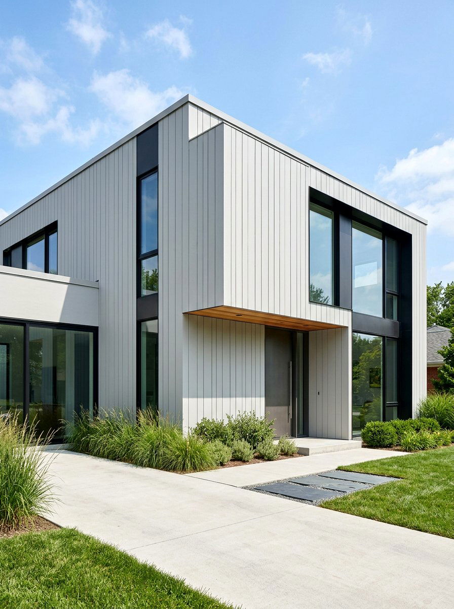 Minimalist Vertical Siding - 30 vertical siding exterior ideas