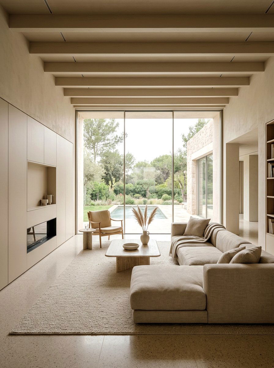 Minimalist Villa Living Room - 30 European villa living room ideas