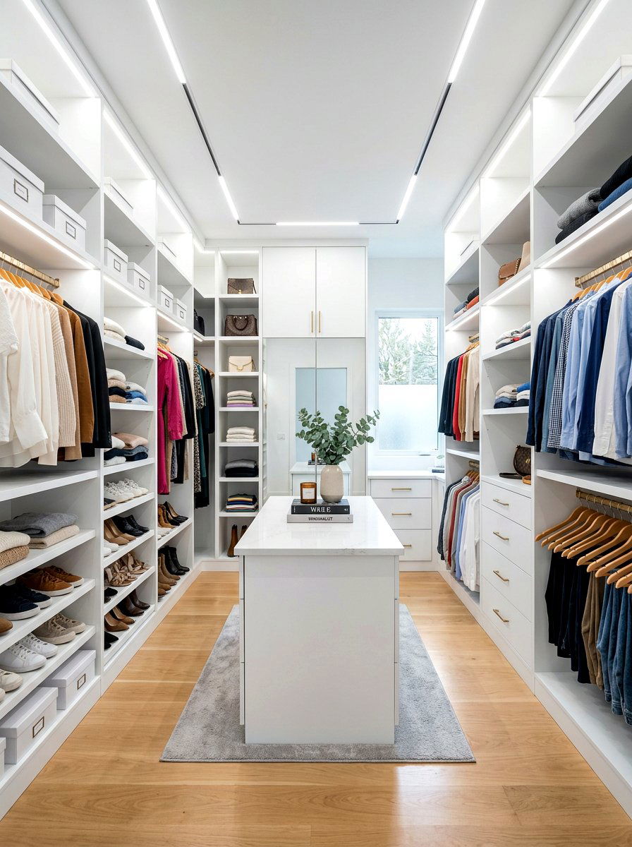 Minimalist Walk In Closet Layout - 30 minimal closet organization ideas