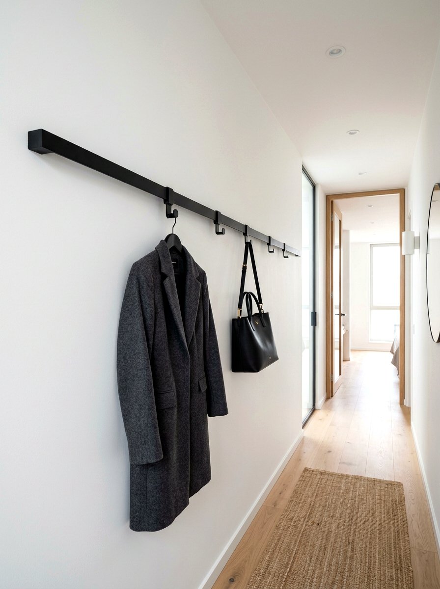 Minimalist Wall Rail - 30 drop zone ideas