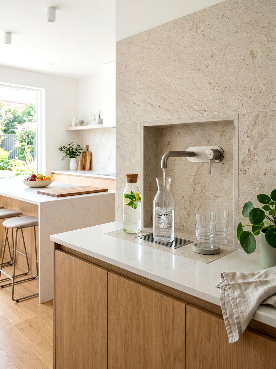Minimalist Water Station - 30 beverage station ideas