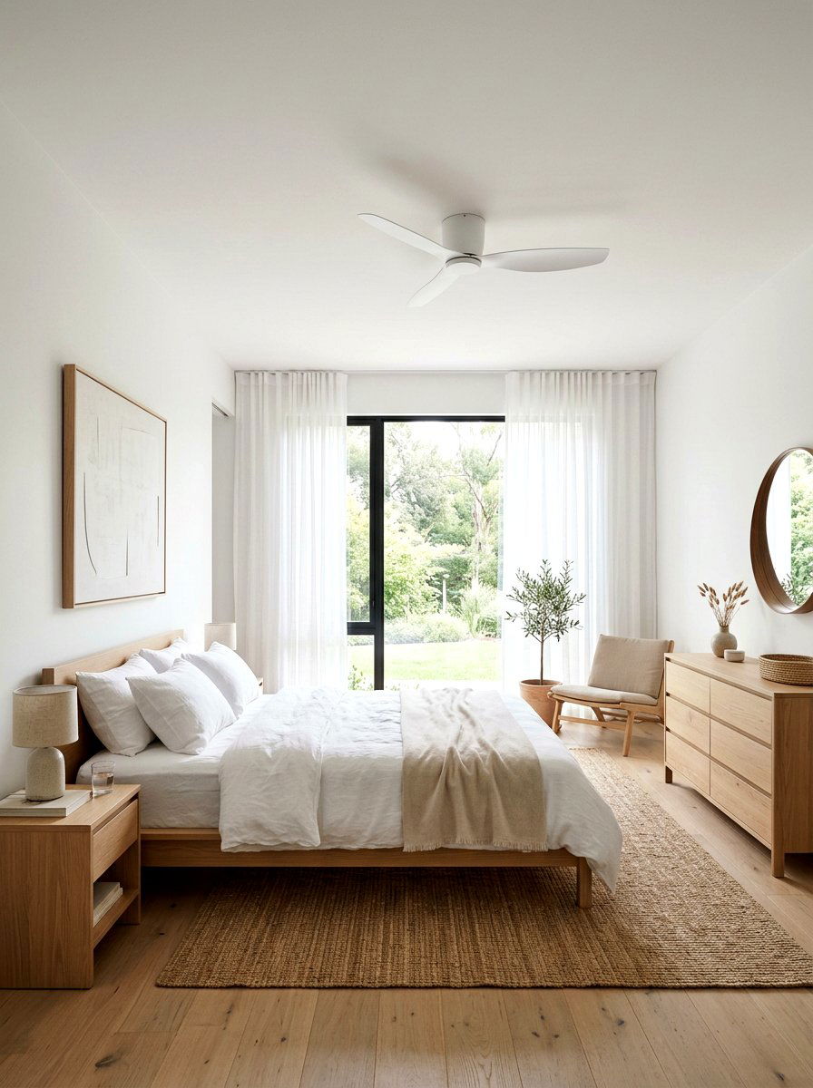 Minimalist White Ceiling Fan - 30 ceiling fan ideas