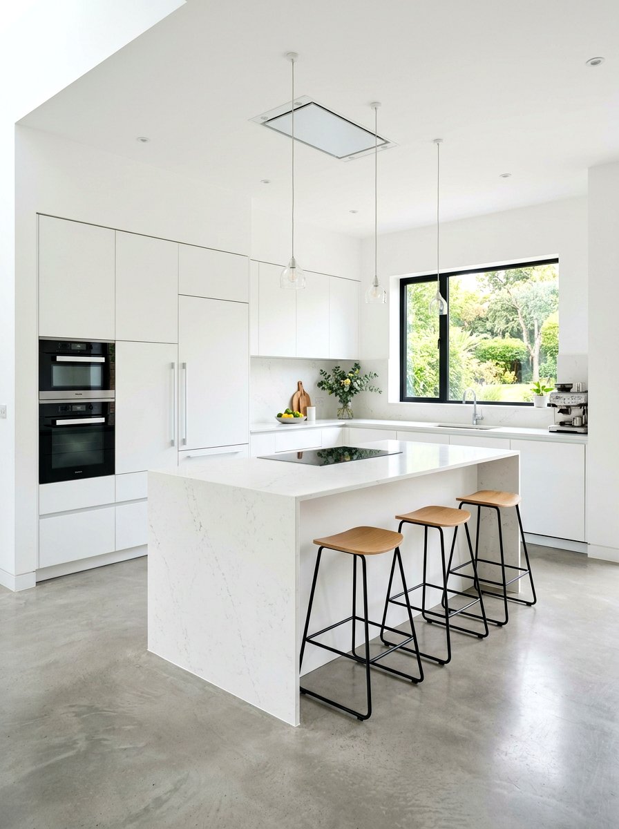 Minimalist White Kitchen - 30 timeless kitchen ideas
