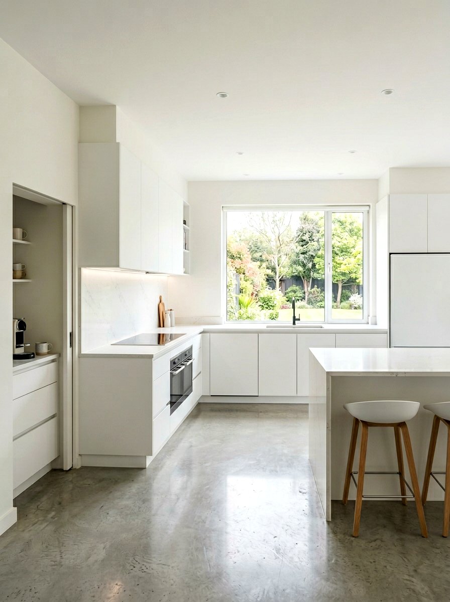 Minimalist White Kitchen - 30 white kitchen ideas