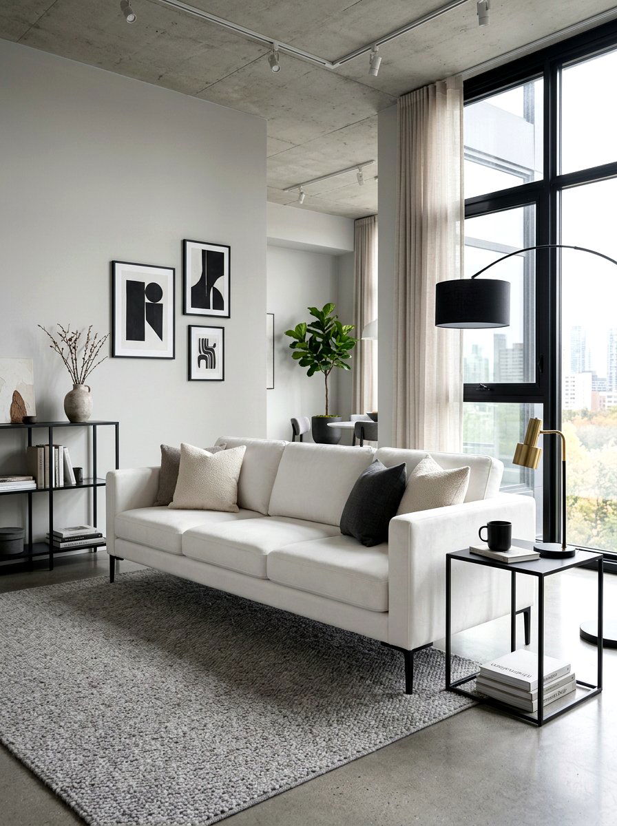 Minimalist White Velvet Sofa - 30 velvet sofa ideas
