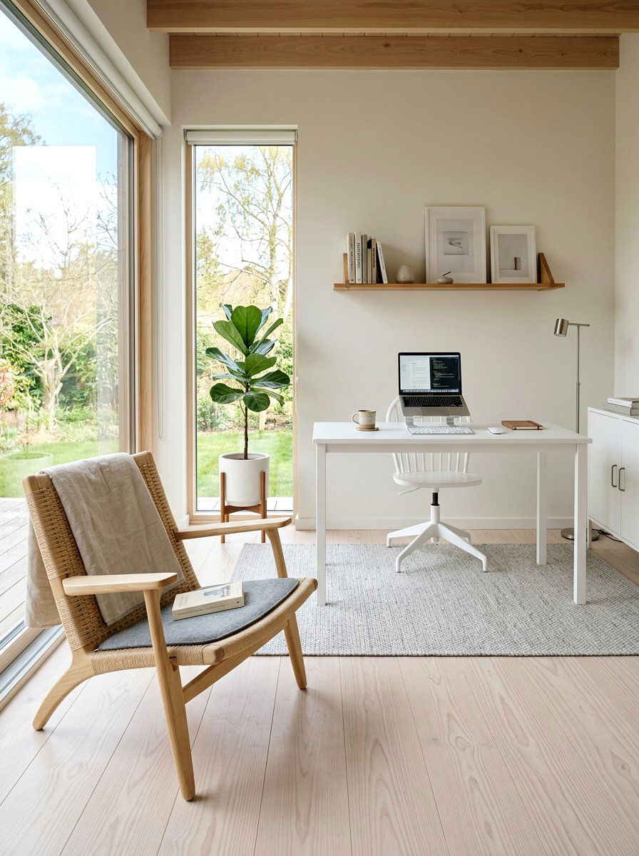 Minimalist Wood Chair - 30 office lounge chair ideas