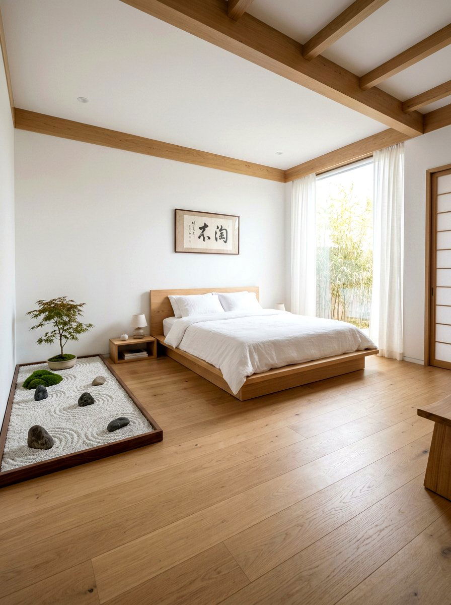 Minimalist Zen Bedroom - 30 resort summer bedroom ideas
