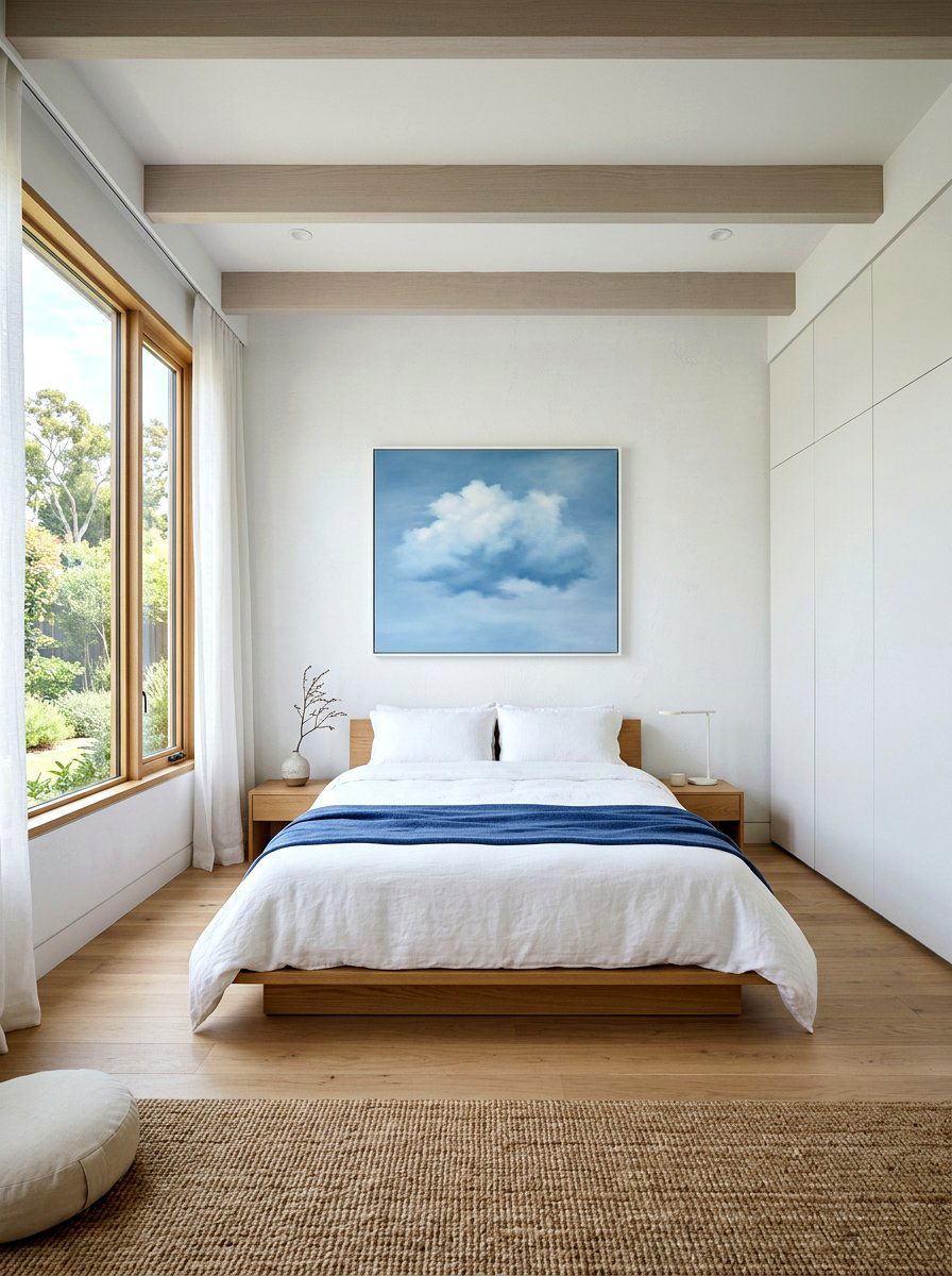 Minimalist Zen Bedroom - 30 cloud inspired bedroom ideas