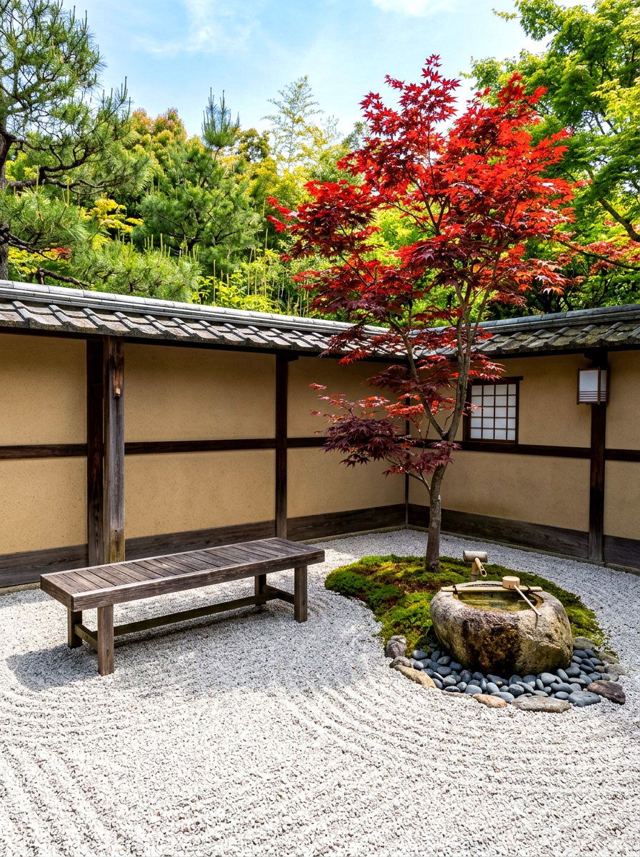 Minimalist Zen Courtyard - 30 exterior seating area ideas