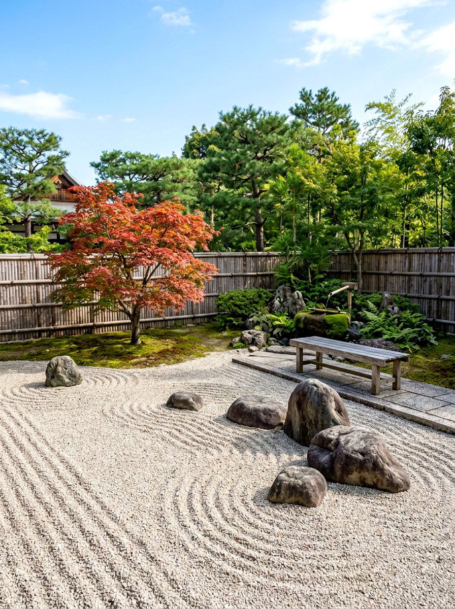 Minimalist Zen garden - 30 backyard destination ideas