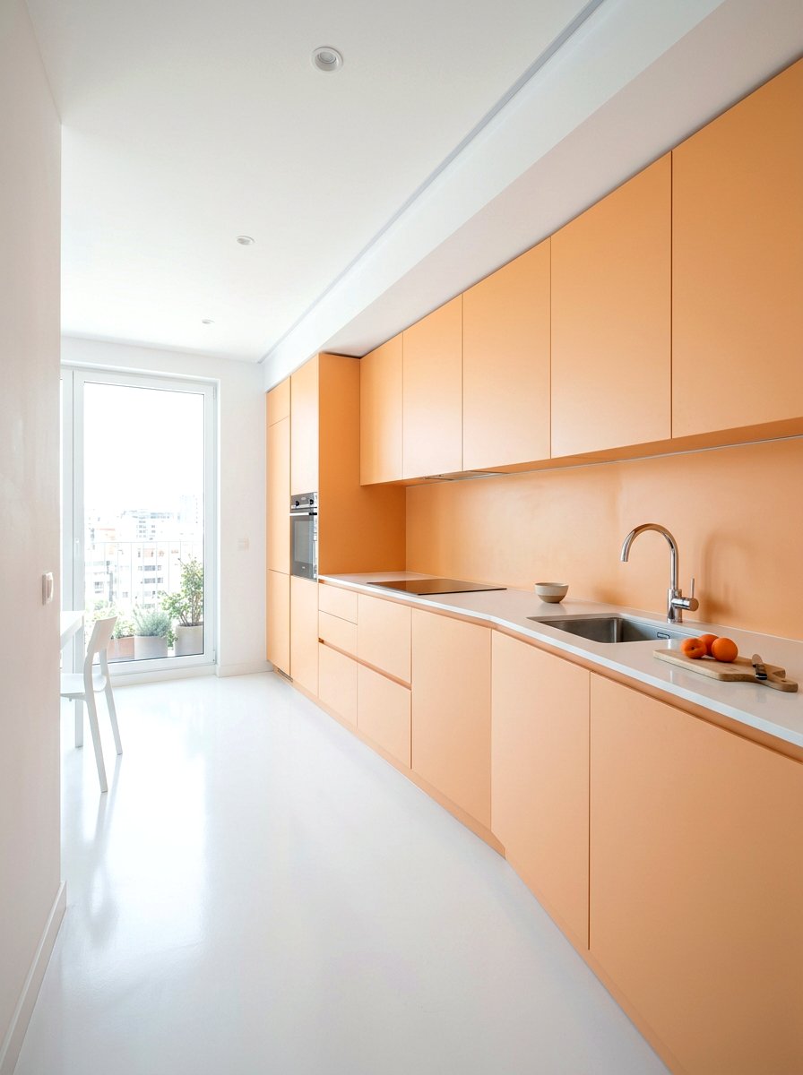 Minimalist apricot kitchen - 30 apricot kitchen ideas