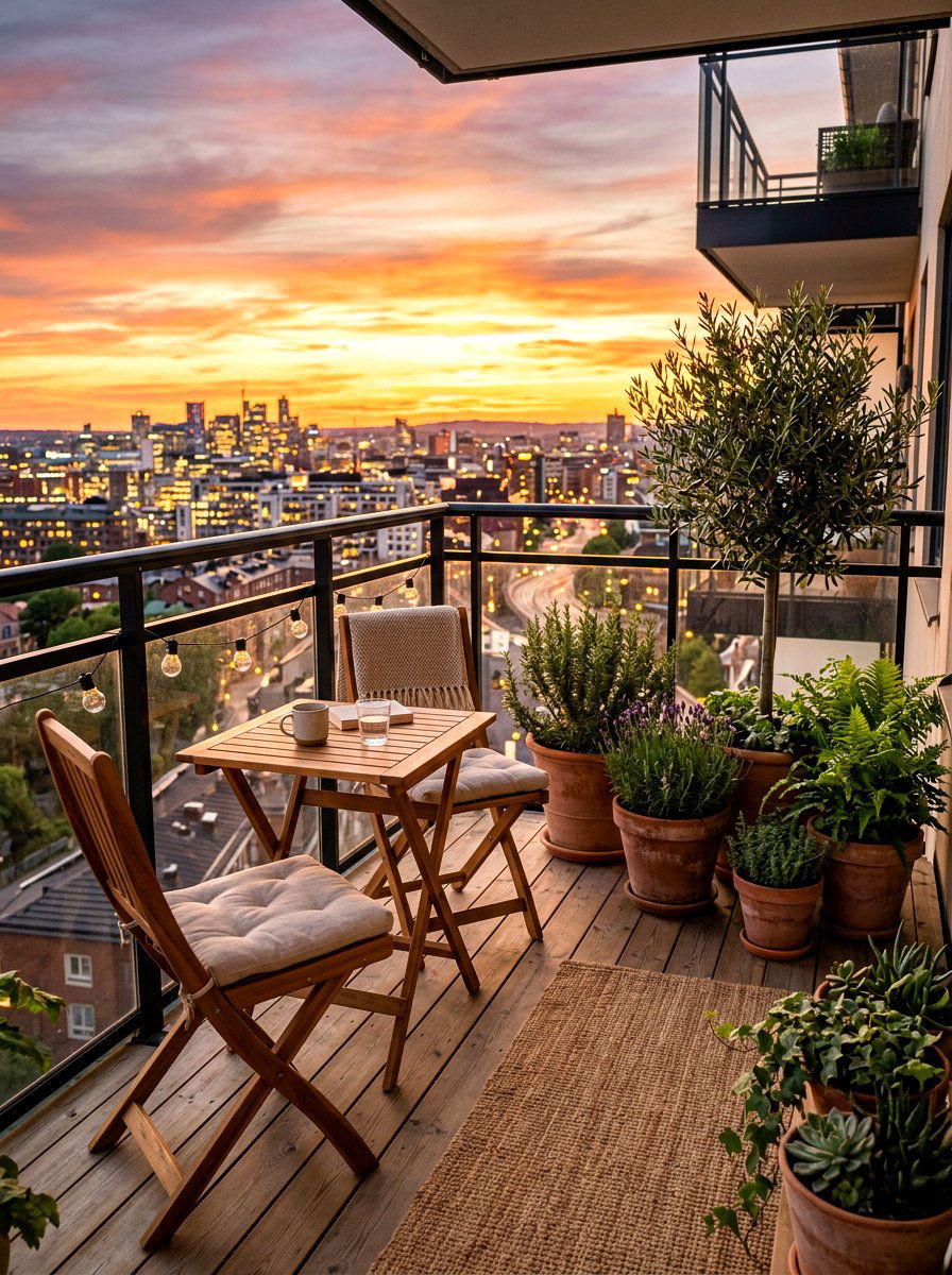 Minimalist balcony - 30 calm minimal decor ideas