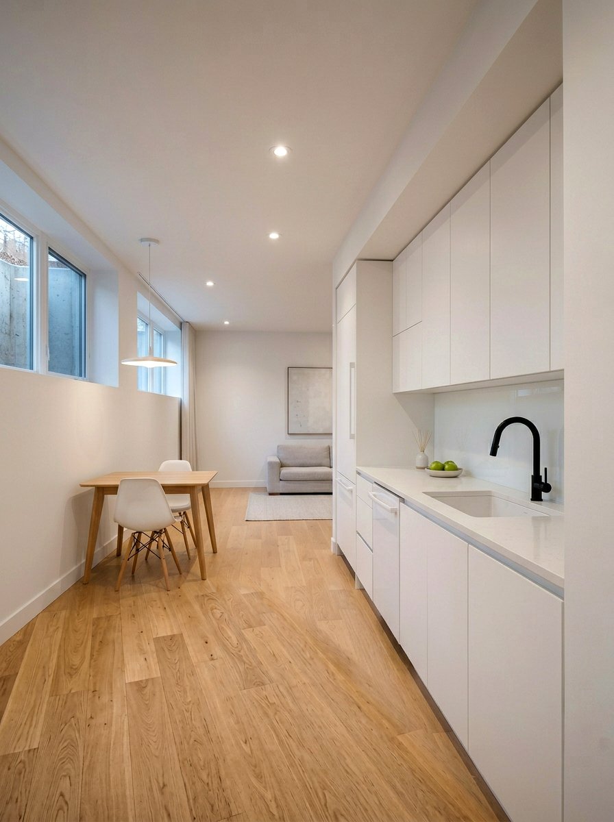 Minimalist basement kitchenette - 30 basement kitchenette ideas