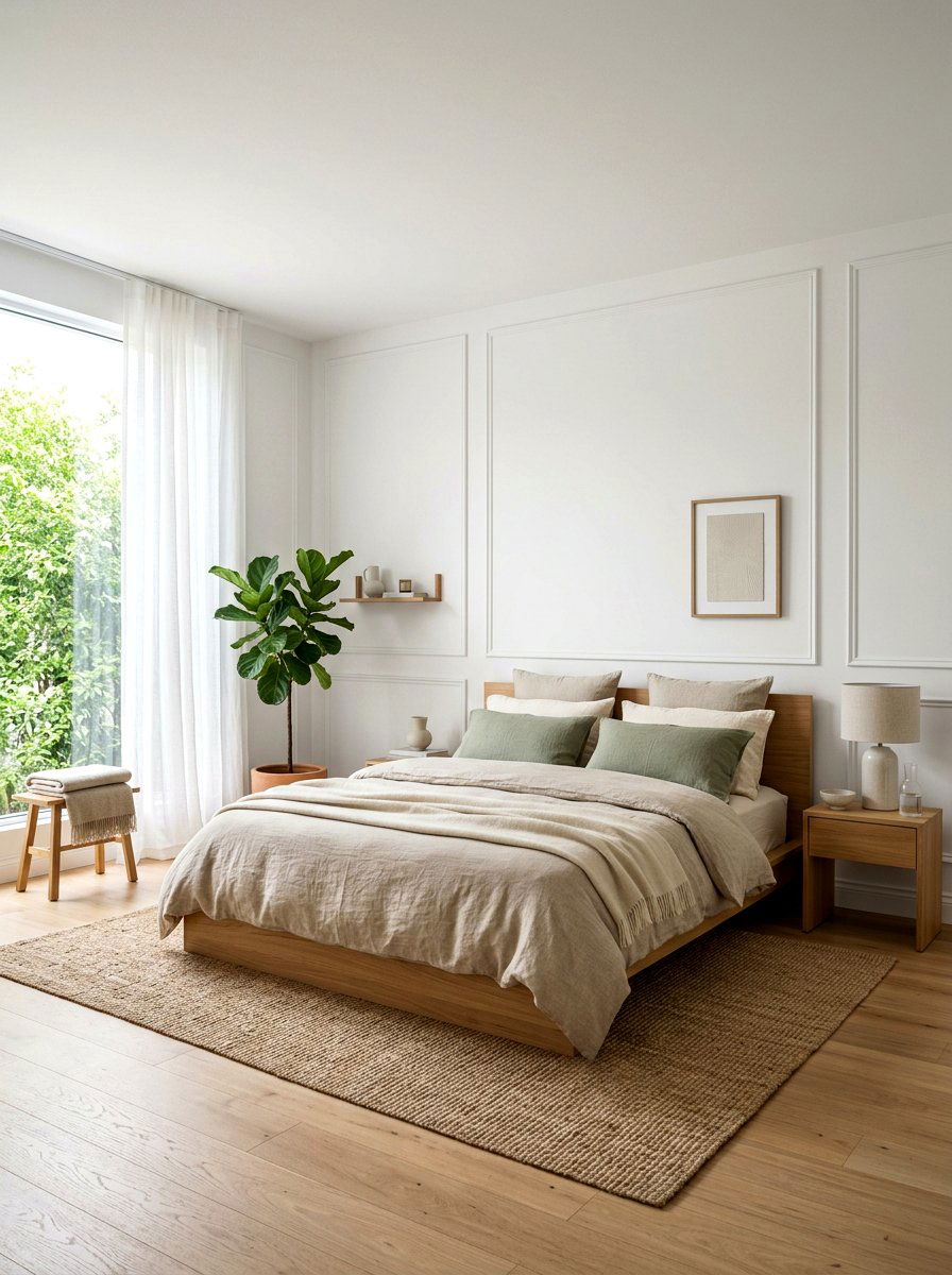 Minimalist bedroom wall molding - 30 picture frame molding ideas