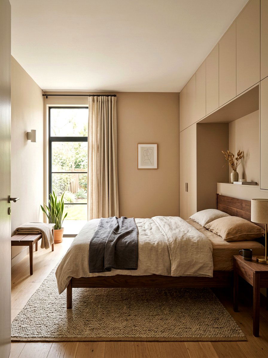 Minimalist brown bedroom - 30 chocolate bedroom ideas