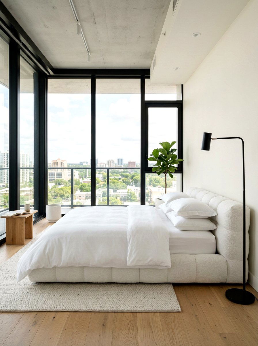 Minimalist cloud bed setup - 30 cloud bed bedroom ideas