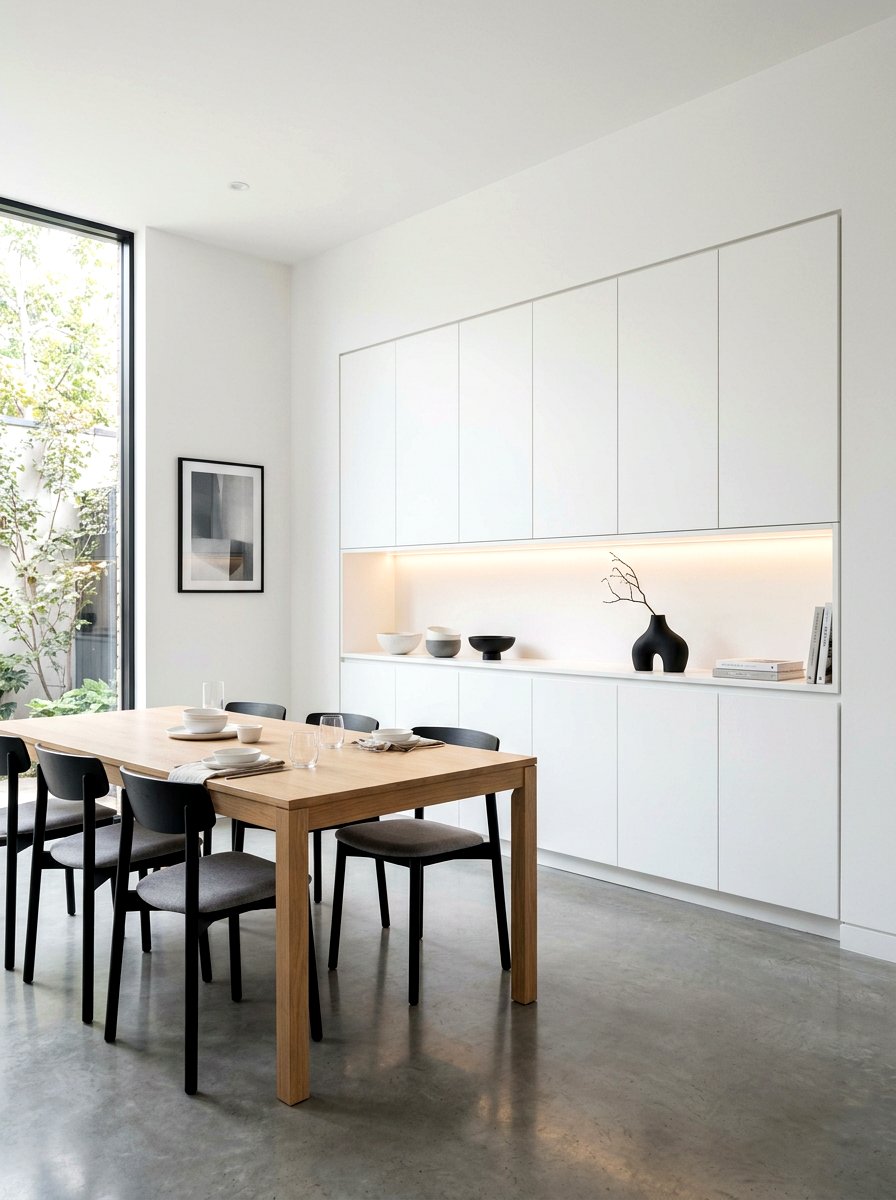 Minimalist dining hutch - 30 statement hutch dining ideas