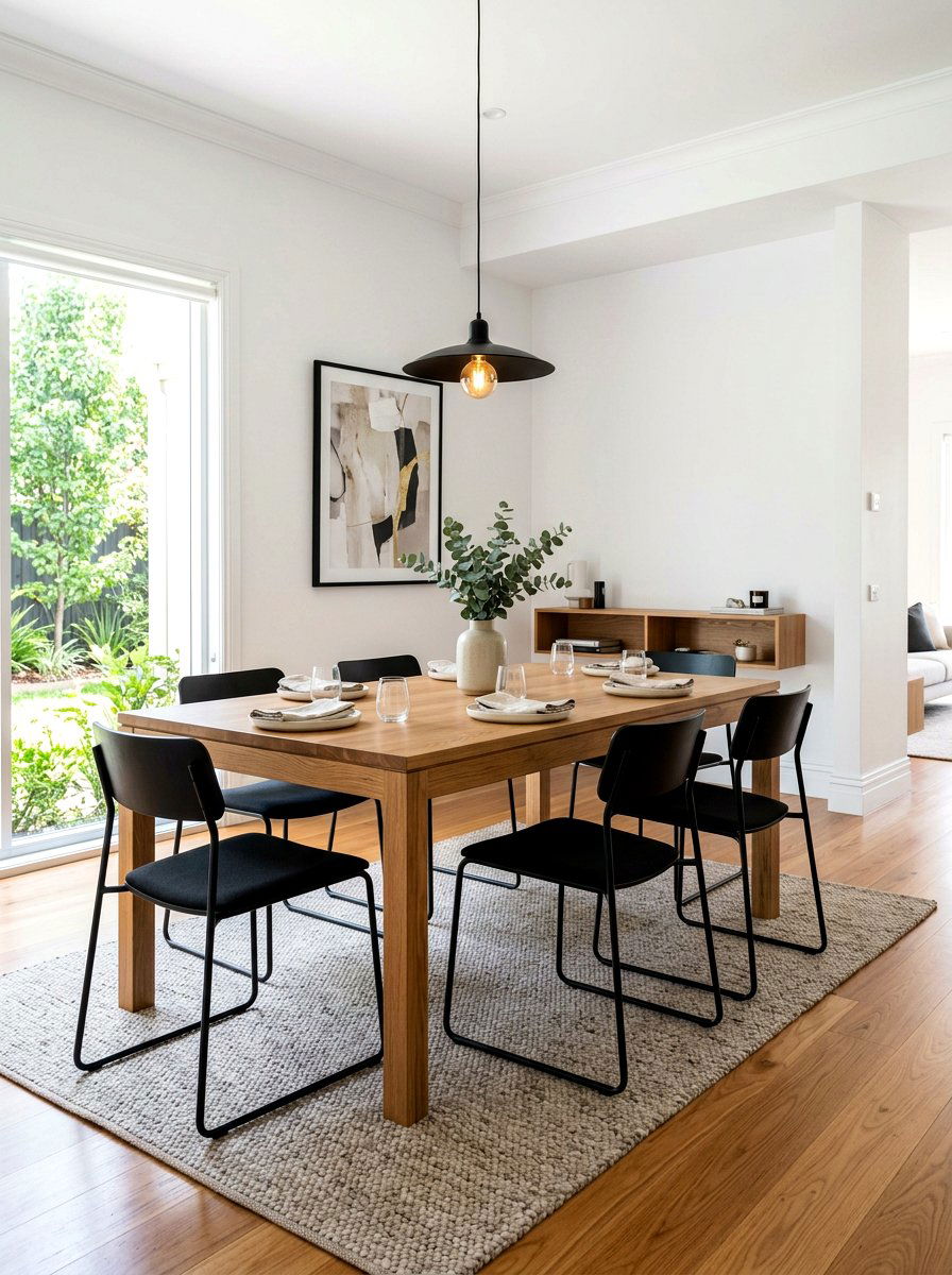 Minimalist dining room - 30 calm minimal decor ideas