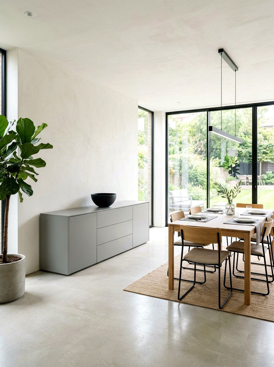 Minimalist dining room buffet styling - 30 dining room sideboard styling ideas