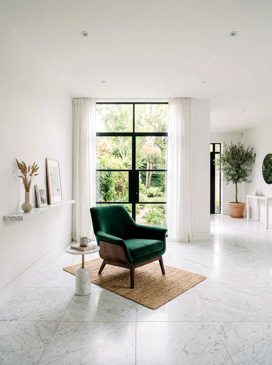 Minimalist green living room - 30 green living room ideas