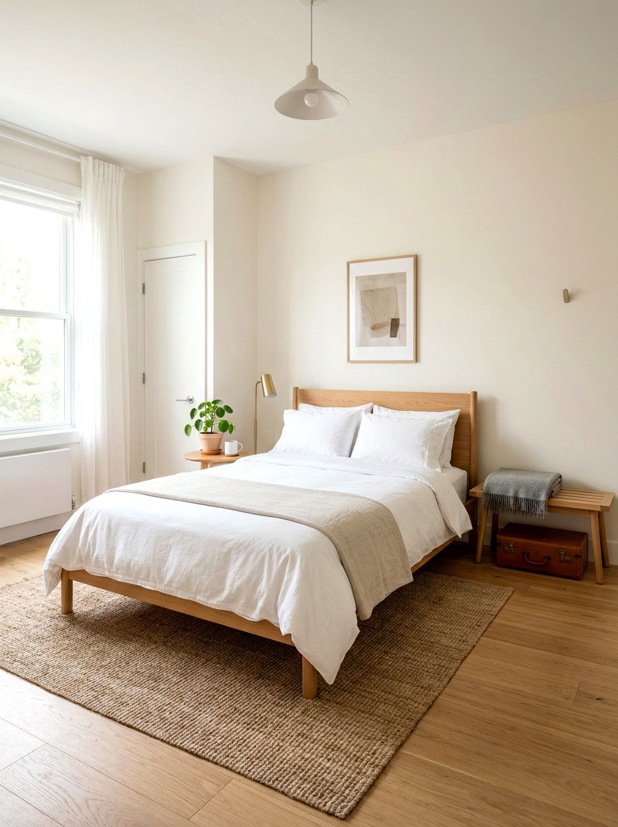 Minimalist guest room - 30 calm minimal decor ideas